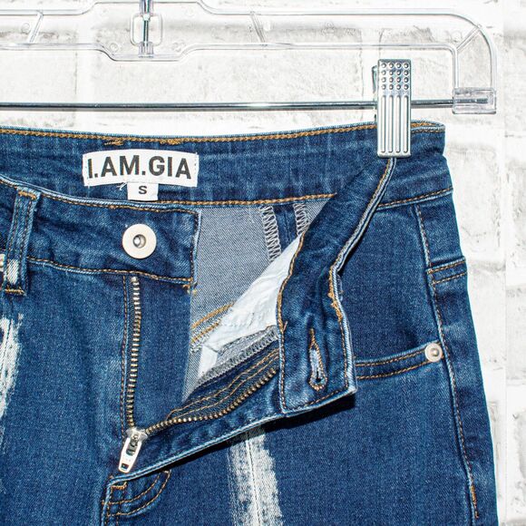 I AM GIA Size Small Savannah Mid Rise Flare Jeans Flare Leg - Picture 5 of 12